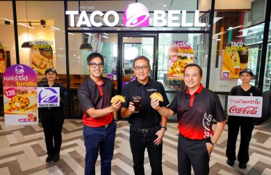 “ไทยน้ำทิพย์ โคคา-โคล่า” เดินหน้าตลาด QSR ในไทย จับมือพันธมิตร “Taco Bell” ชวนฉลองวันทาโก้แห่งชาติตลอดเดือนตุลาคม 