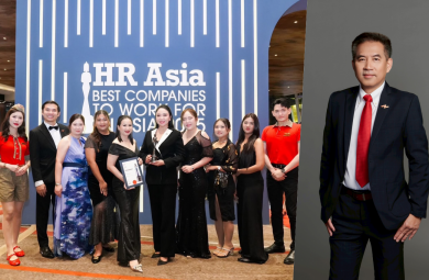 เวียตเจ็ทไทยแลนด์ คว้ารางวัล ‘Best Companies to Work for in Asia 2025-Thailand’ จาก HR Asia