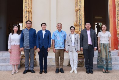 กรุงไทย–แอกซ่า ประกันชีวิต ร่วมพิธีถวายผ้าป่าสามัคคี จัดโดยสำนักงานคปภ. วัดธรรมนิมิต จ.สมุทรสงคราม