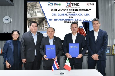 QTC ผนึกกำลัง TMC Transformers S.p.A. ตั้งบริษัทร่วมทุน “QTMC” เพื่อขยายผลิตภัณฑ์สู่ตลาดโลก