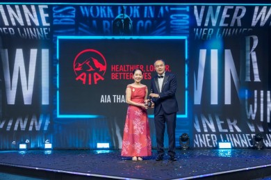เอไอเอ คว้ารางวัล HR Asia Best Companies to Work for in Asia 2025 เป็นปีที่ 4