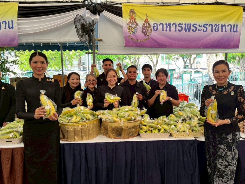ธ.ก.ส. ร่วมสนับสนุนกล้วยหอมทอง เพื่อบริการประชาชนเข้าร่วมพระพิธีธรรมสวดพระอภิธรรมพระบรมศพ สมเด็จพระนางเจ้าสิริกิติ์ พระบรมราชินีนาถ พระบรมราชชนนีพันปีหลวง