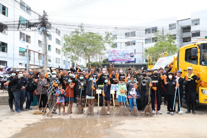 การเคหะแห่งชาติ จัดใหญ่ “Big Cleaning Day” ฟื้นฟูอาคารเช่าหาดใหญ่