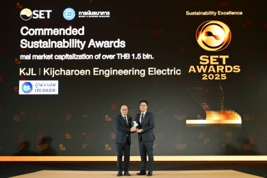 “KJL คว้ารางวัล Commended Sustainability Awards จากเวที SET Awards 2025