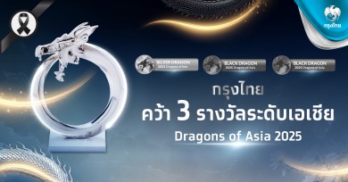 กรุงไทยคว้า 3 รางวัล “Dragons of Asia Awards 2025” จากแคมเปญ “FinFit การเงินฟิตชีวิตแข็งแรง”