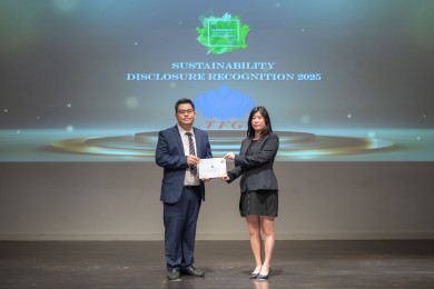 TFG รับรางวัล Sustainability Disclosure Recognition 6 ปีซ้อน 