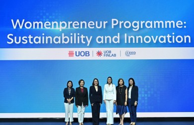 ‘ยูโอบี’ เปิดตัวโครงการ Womenpreneur: Sustainability and Innovation เสริมศักยภาพผู้ประกอบการหญิง ‘ยูโอบี’ เปิดตัวโครงการ Womenpreneur: Sustainability and Innovation เสริมศักยภาพผู้ประกอบการหญิง