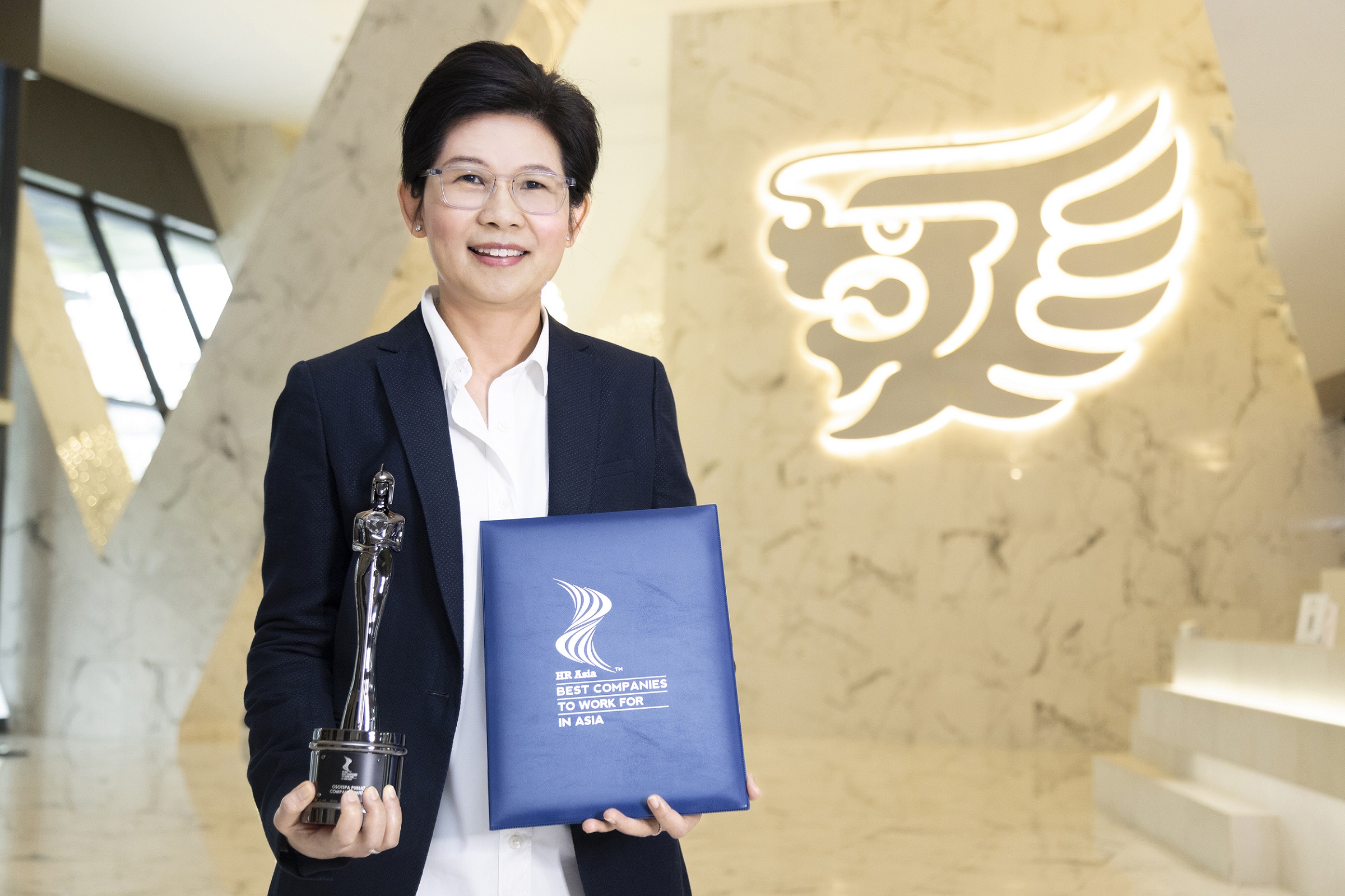 โอสถสภาคว้ารางวัลสุดยอดองค์กรดีเด่นที่น่าทำงานมากที่สุดในเอเชีย