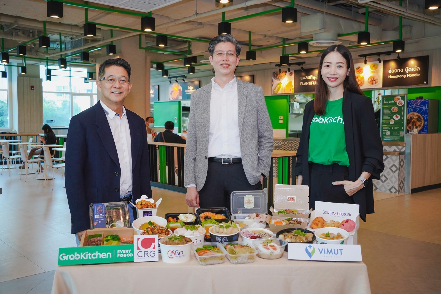 รพ.วิมุต จับมือ ซีอาร์จี และแกร็บ ประเทศไทย เปิด GrabKitchen by Everyfoood รูปแบบใหม่ 