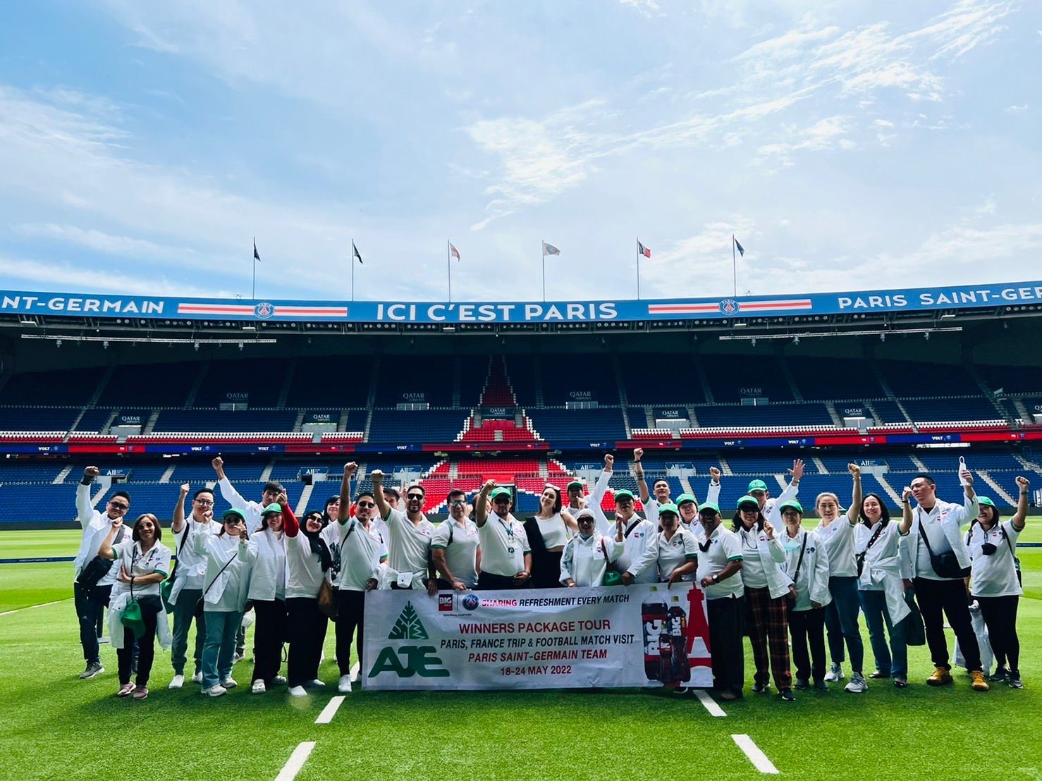 บิ๊กโคล่าร่วมกับสโมสรฟุตบอลปารีส แซงต์-แชร์กแมงส่งผู้ชนะชิงโชคร่วมทริปในฝันบินสู่ปารีส