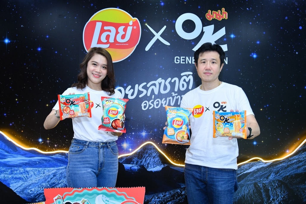 มาม่าโอเคพร้อมเลย์ 2 รสชาติใหม่ “ชิลลี่แครบ–มิโซะบัตเตอร์”