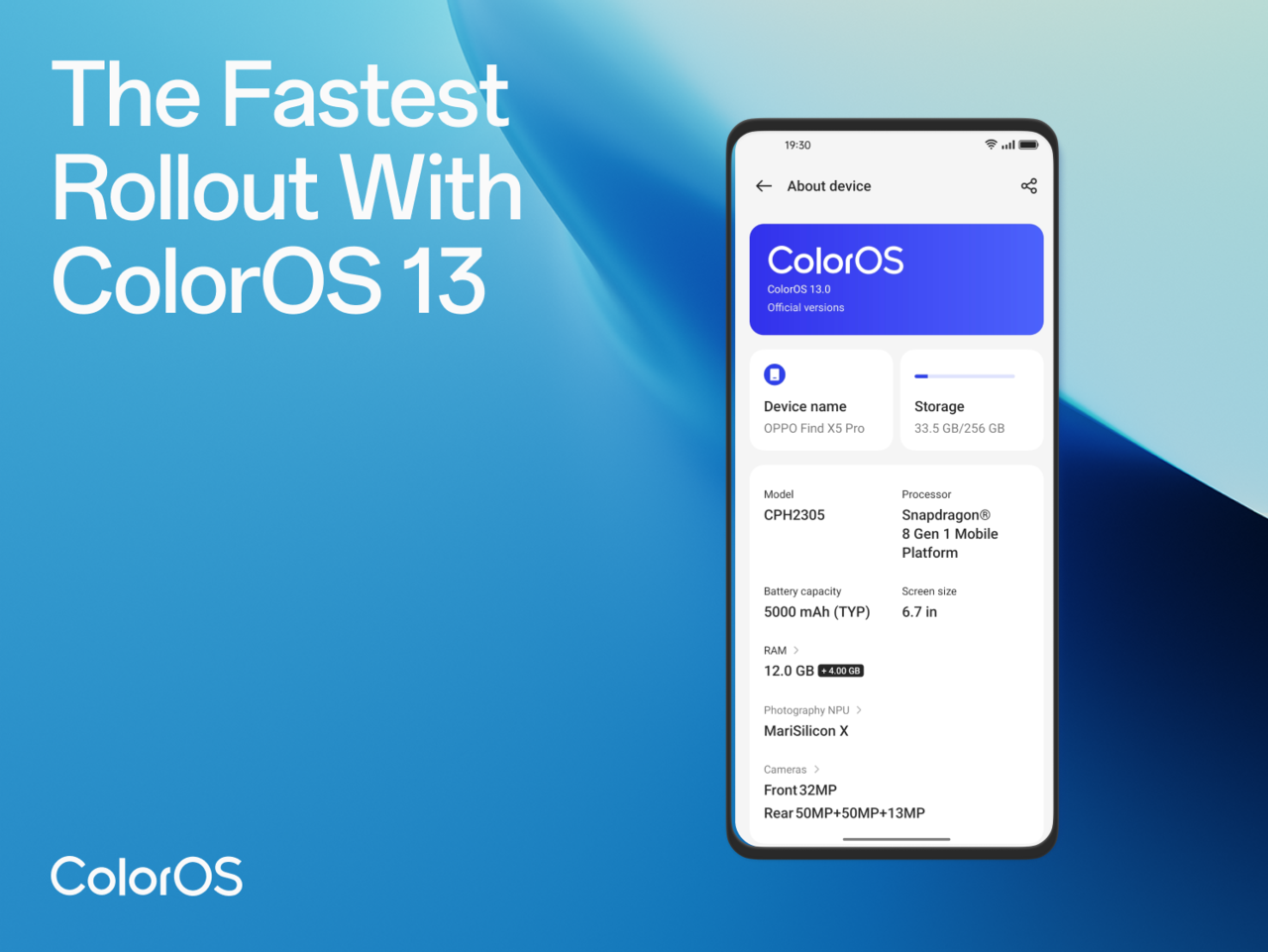 OPPO เปิดอัปเดต ColorOS 13 เร็วที่สุดในประวัติศาสตร์