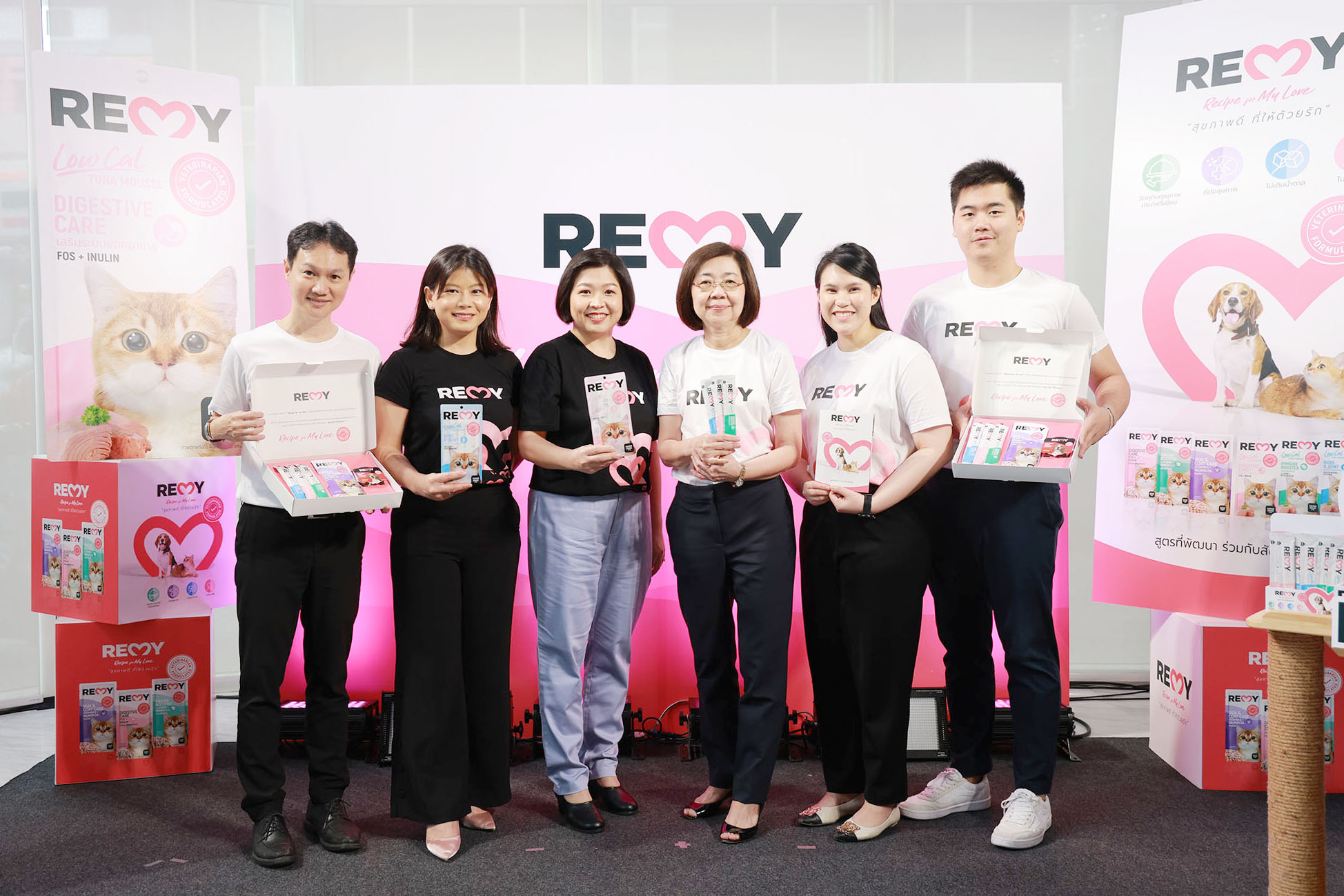 กลุ่มบริษัทพัทยาฟู้ด ร่วมทุน รพ.สัตว์ทองหล่อ เปิดตัวแบรนด์ “เรมี่” อาหารสัตว์เลี้ยงเพื่อสุขภาพ