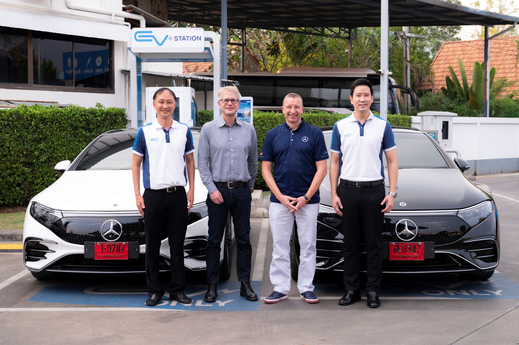 OR ร่วมกับเมอร์เซเดส-เบนซ์ ติดตั้งสถานีชาร์จ EV Station PluZ รูปแบบ Quick Charge