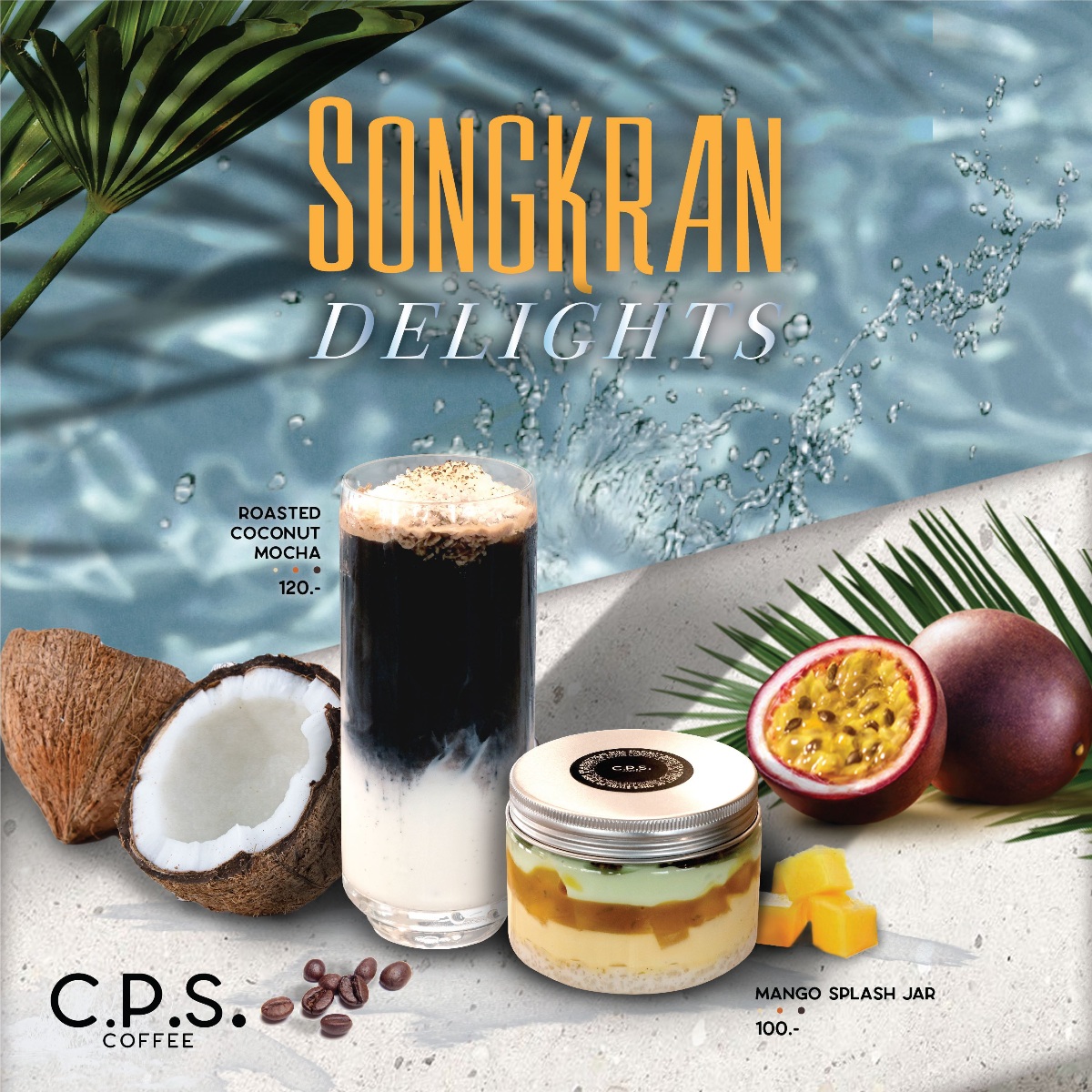 C.P.S. COFFEE เปิดตัวเมนูใหม่สดชื่นคลายร้อนตั้งแต่วันนี้–16 เม.ย. นี้