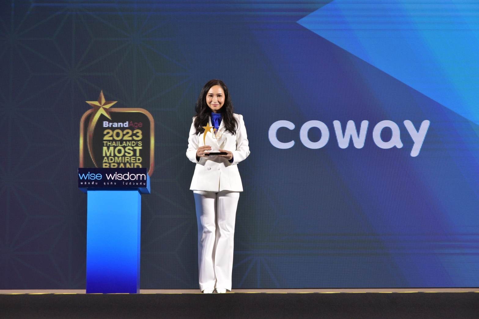 COWAY คว้ารางวัลเครื่องกรองน้ำยอดนิยมในงาน “2023 Thailand’s Most Admired Brand and Why We Buy?”