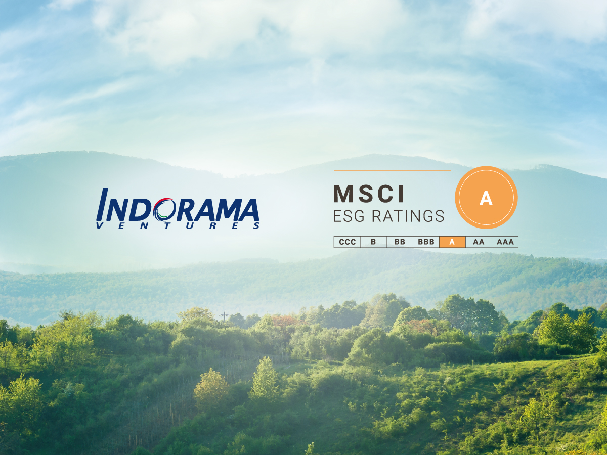 อินโดรามา เวนเจอร์ส ได้รับการยกระดับ MSCI ESG Ratings