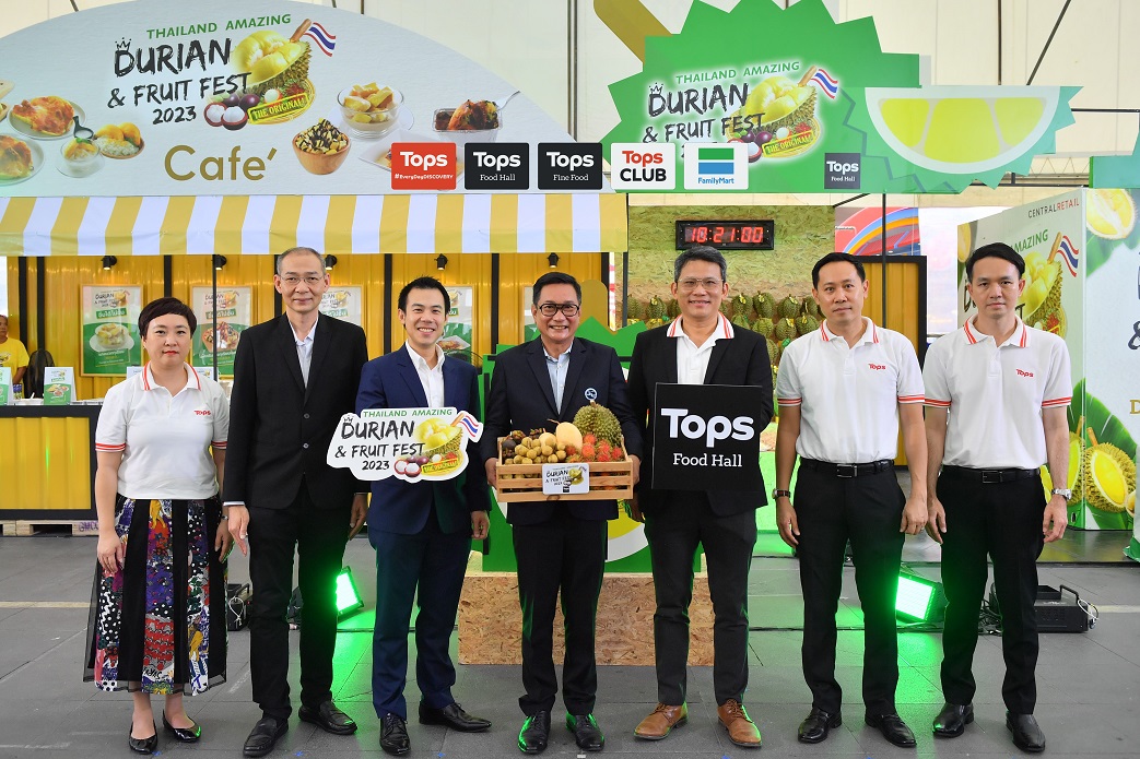 ท็อปส์ เสิร์ฟหมอนทองคัดพรีเมียมแบบไม่อั้น ในงาน Thailand Amazing Durian & Fruit Fest 2023