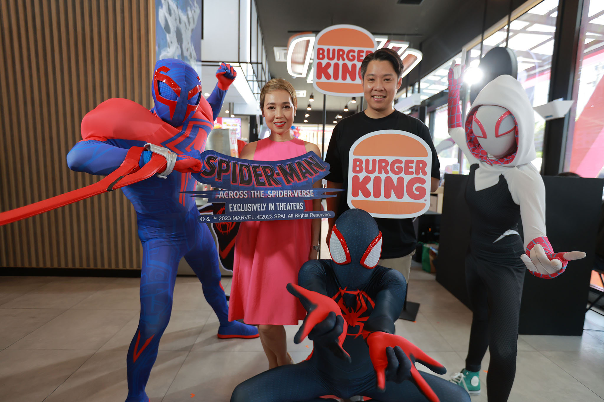 “เบอร์เกอร์คิง” ออกเมนูใหม่ KING JR พร้อมเผยโฉม Burger King Spider Verse Store
