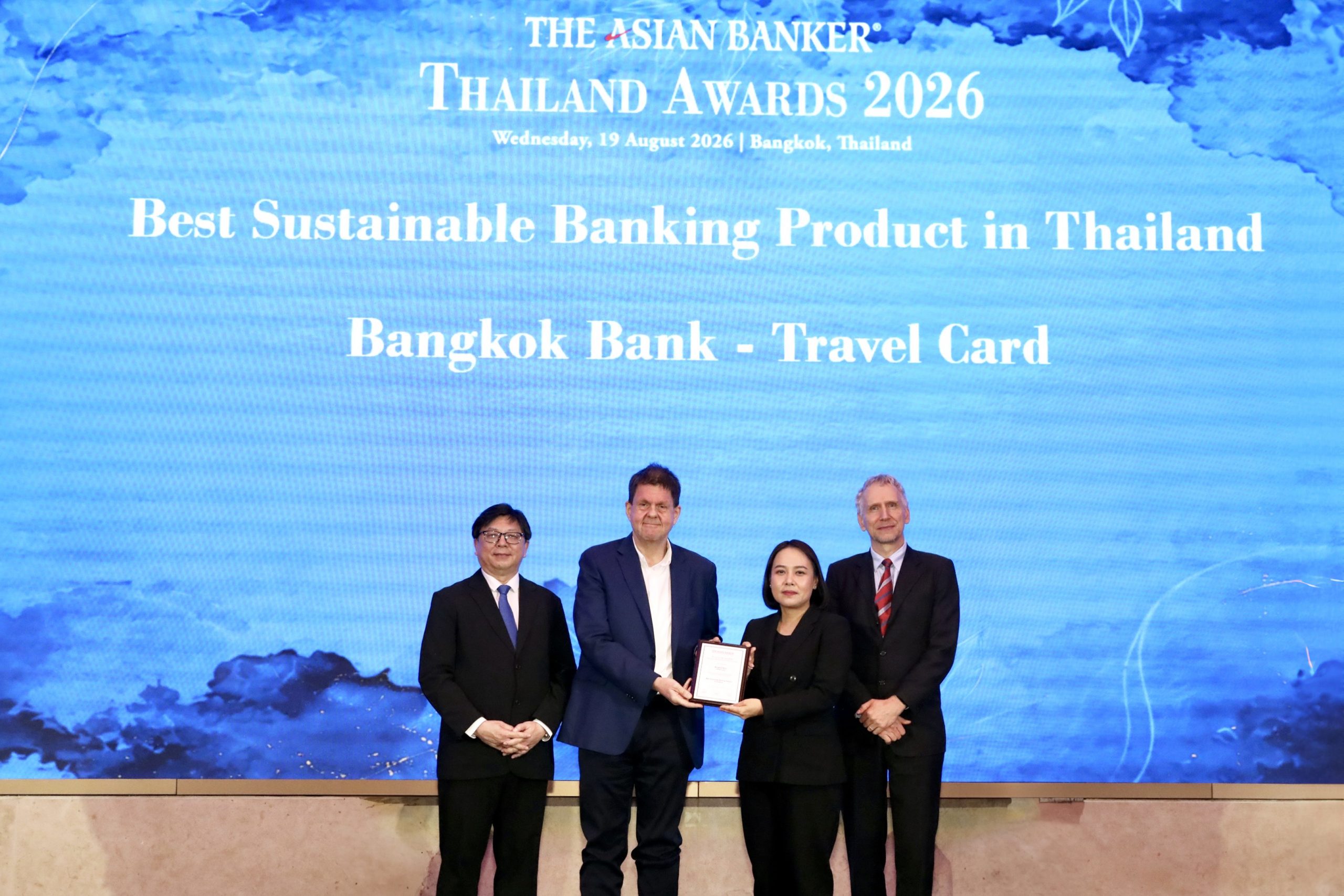 ธนาคารกรุงเทพ คว้ารางวัลยอดเยี่ยม ‘Best Sustainable Banking Product in Thailand’