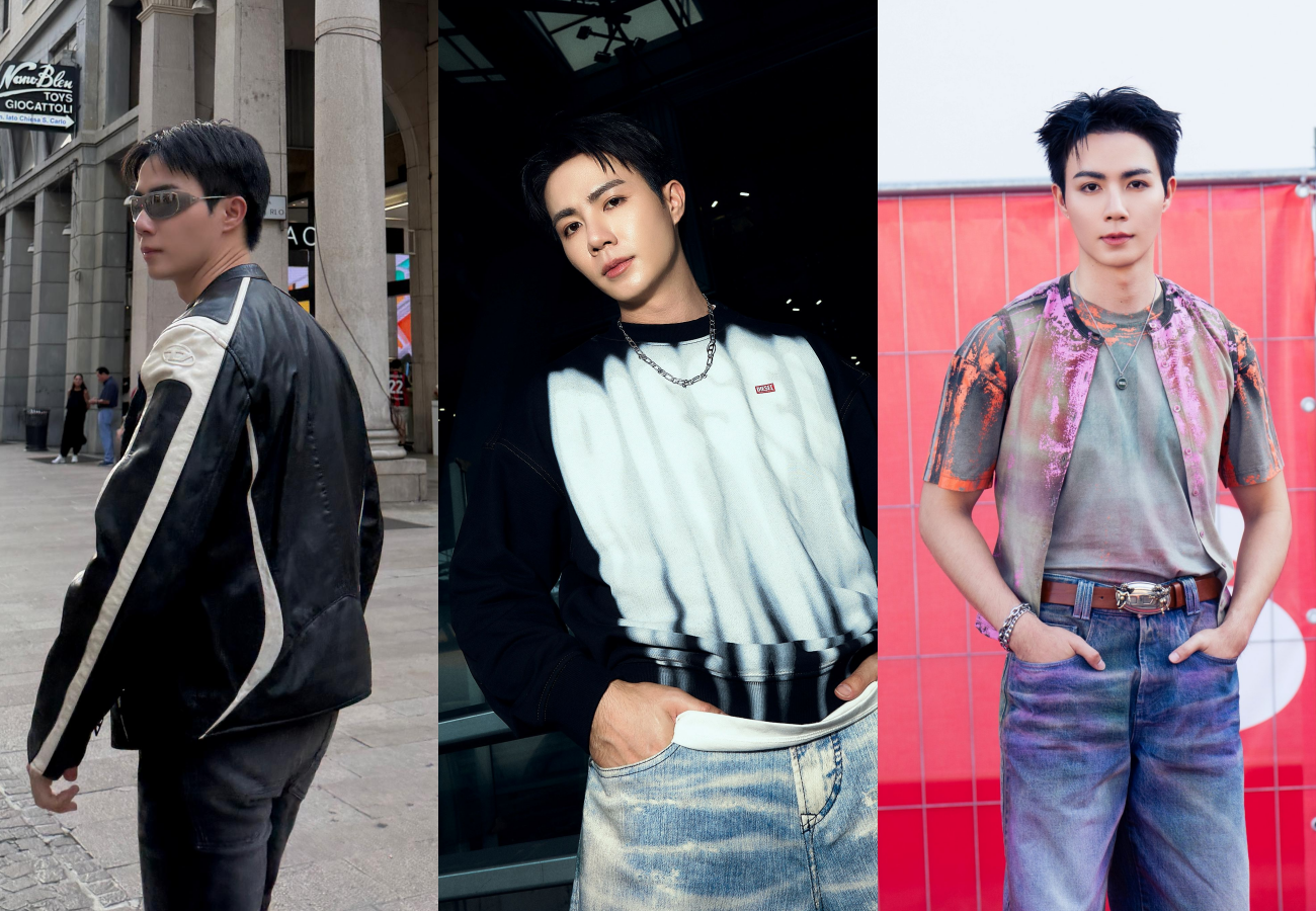 “ซี–พฤกษ์” ร่วมชมแฟชั่นโชว์ DIESEL เปิดตัวคอลเลกชั่นสปริง ซัมเมอร์ 2027 ณ กรุงมิลาน ประเทศอิตาลี