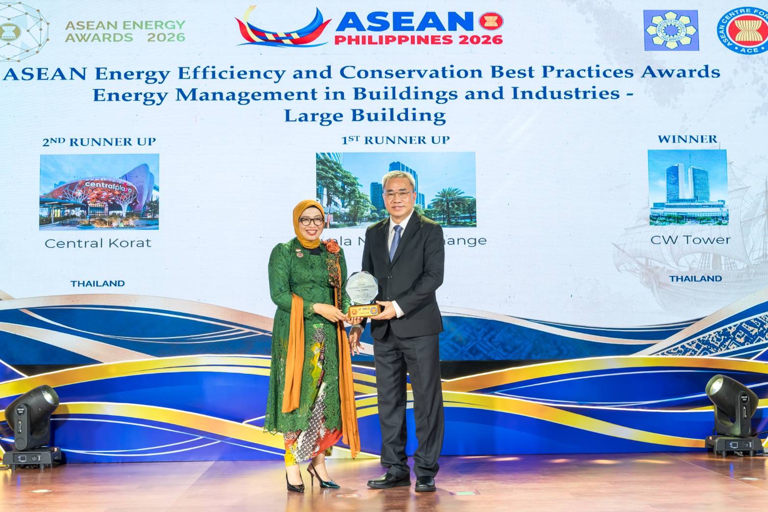 “ซีดับเบิ้ลยู ทาวเวอร์” คว้ารางวัลชนะเลิศ ASEAN Energy Awards 2026